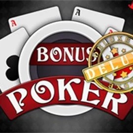 Bonus Poker Deluxe - 3 Hands slot logo by RTG (Reel Time Gaming) at Hollywoodbets Casino