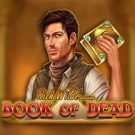Book of Dead logo by Play'n GO at Hollywoodbets Casino