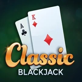 Classic Blackjack slot icon by Red Tiger Gaming, available at Hollywoodbets Casino