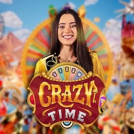 Crazy Time logo by Evolution at Hollywoodbets CasinoCrazy Time