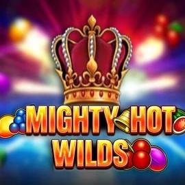 Mighty Hot Wilds online game logo by Inspired Gaming on casinohollywoodbets.uk