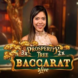 Live Casino logo of Prosperity Tree Baccarat from Evolution at Hollywoodbets Casino