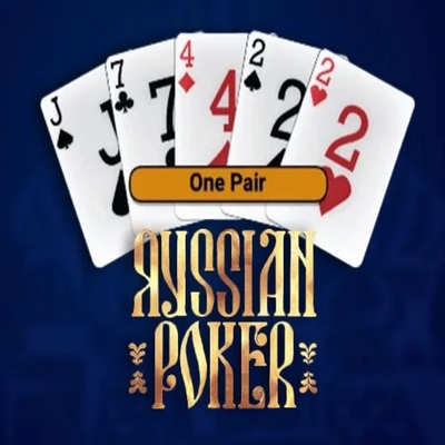 Russian Poker online game logo by OneTouch Games on casinohollywoodbets.uk