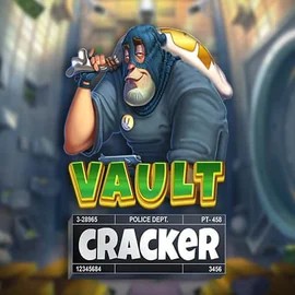 Vault Cracker online game logo by Red Tiger Gaming on casinohollywoodbets.uk